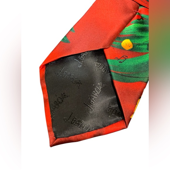 Jerry Garcia Merry Christmas 56 Collection NECKTIE TIE Silk Tree Santa Guitar - Picture 7 of 12